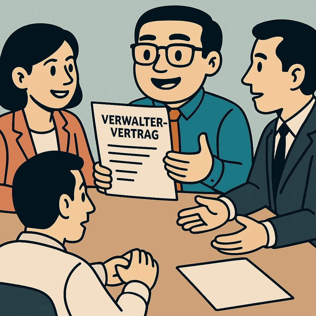 Der Verwaltervertrag: Die 6 Punkte, die Sie prüfen müssen